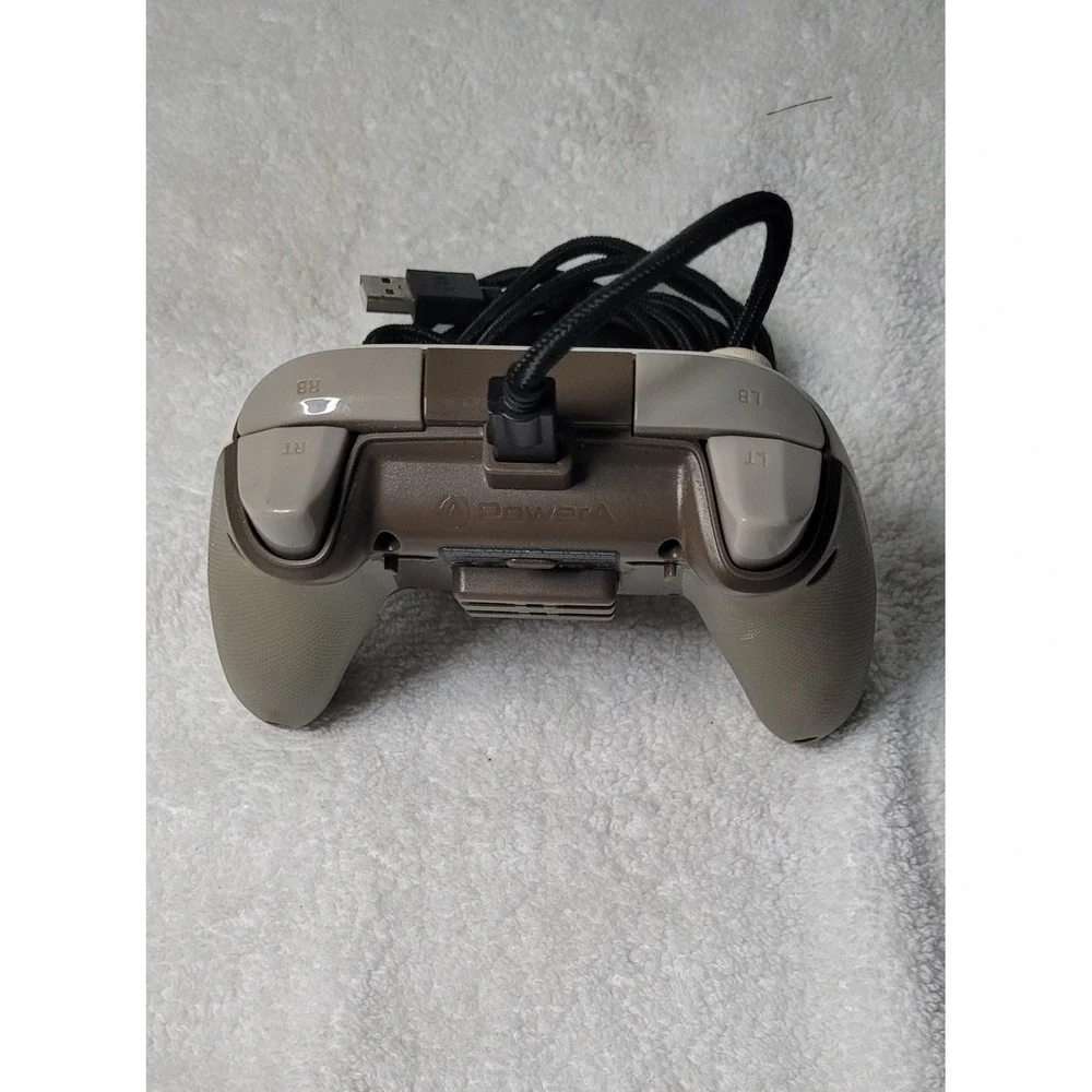 PowerA Enhanced Wired Controller Xbox Series X S One PC White Gold 1514146-02